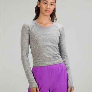 Lululemon Swiftly Tech Long Sleeve 2.0 RACE LENGTH size 4